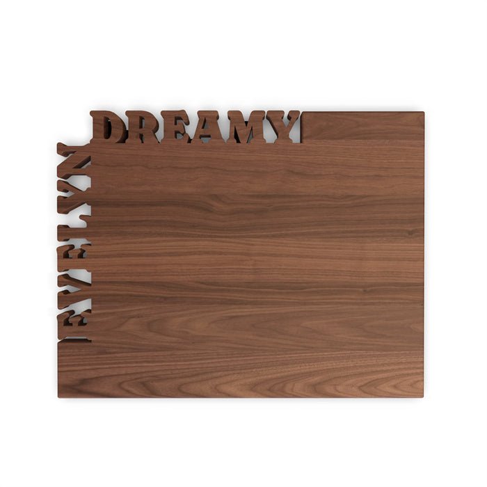 WORDS WITH WOOD LTDCutting Board Angled - Sided with Name