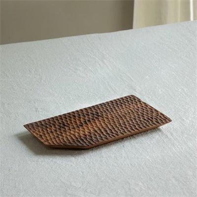 WORDS WITH WOOD LTDFolded Corner Tray Handmade Water Ripple Creative