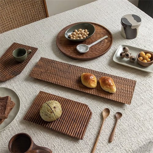 WORDS WITH WOOD LTDFolded Corner Tray Handmade Water Ripple Creative