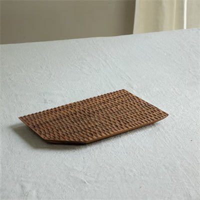 WORDS WITH WOOD LTDFolded Corner Tray Handmade Water Ripple Creative