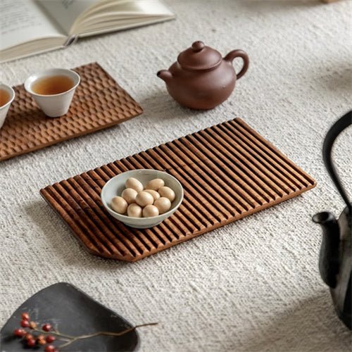 WORDS WITH WOOD LTDFolded Corner Tray Handmade Water Ripple Creative