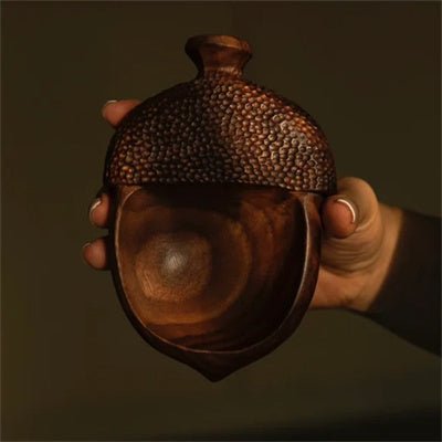 WORDS WITH WOOD LTDHandmade Acorn Coffee Bean Dish