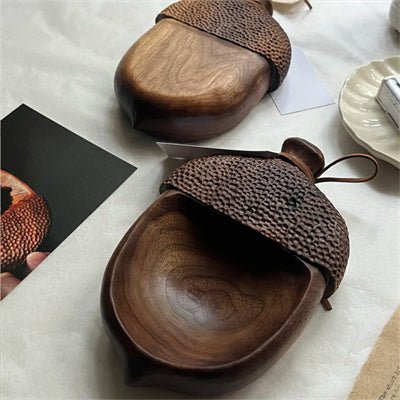 WORDS WITH WOOD LTDHandmade Acorn Coffee Bean Dish