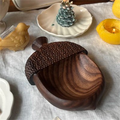 WORDS WITH WOOD LTDHandmade Acorn Coffee Bean Dish