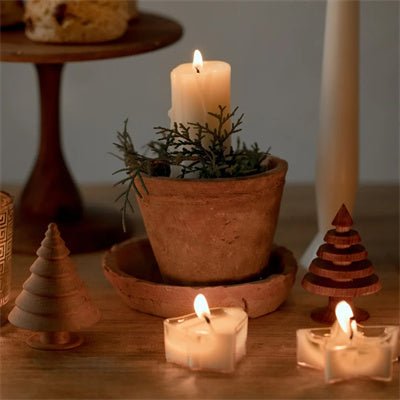 WORDS WITH WOOD LTDHandmade Christmas Tree Table Decoration Set