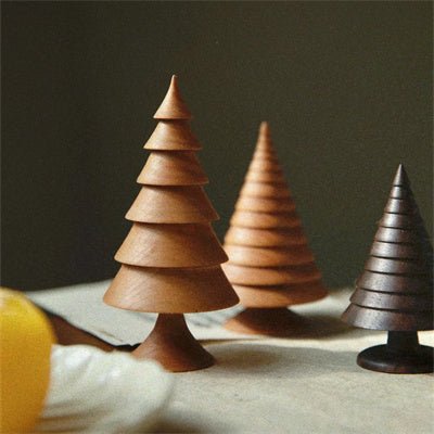 WORDS WITH WOOD LTDHandmade Christmas Tree Table Decoration Set