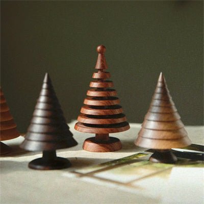 WORDS WITH WOOD LTDHandmade Christmas Tree Table Decoration Set