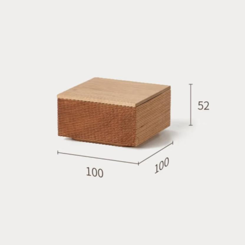 Multifunctional Desktop Jewelry Whole Wood Contain