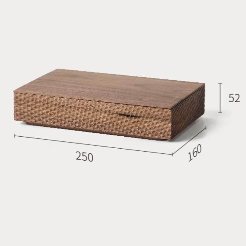 Multifunctional Desktop Jewelry Whole Wood Contain