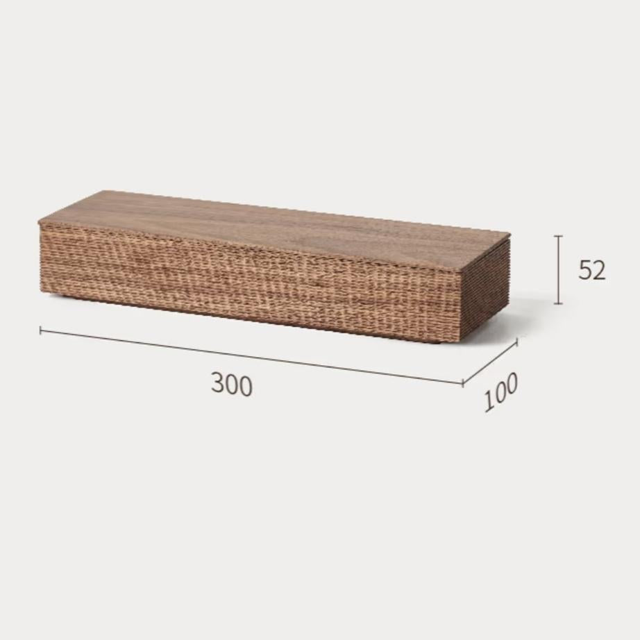 Multifunctional Desktop Jewelry Whole Wood Contain