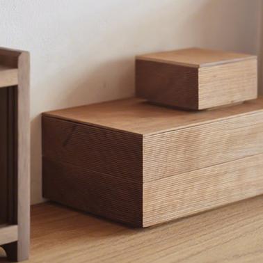 Multifunctional Desktop Jewelry Whole Wood Contain