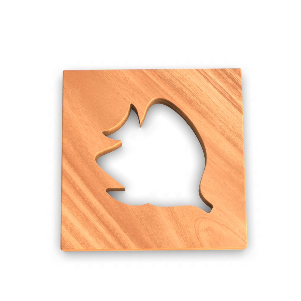 WORDS WITH WOOD LTDOcean Life Wooden Trivets for Hot Dishes