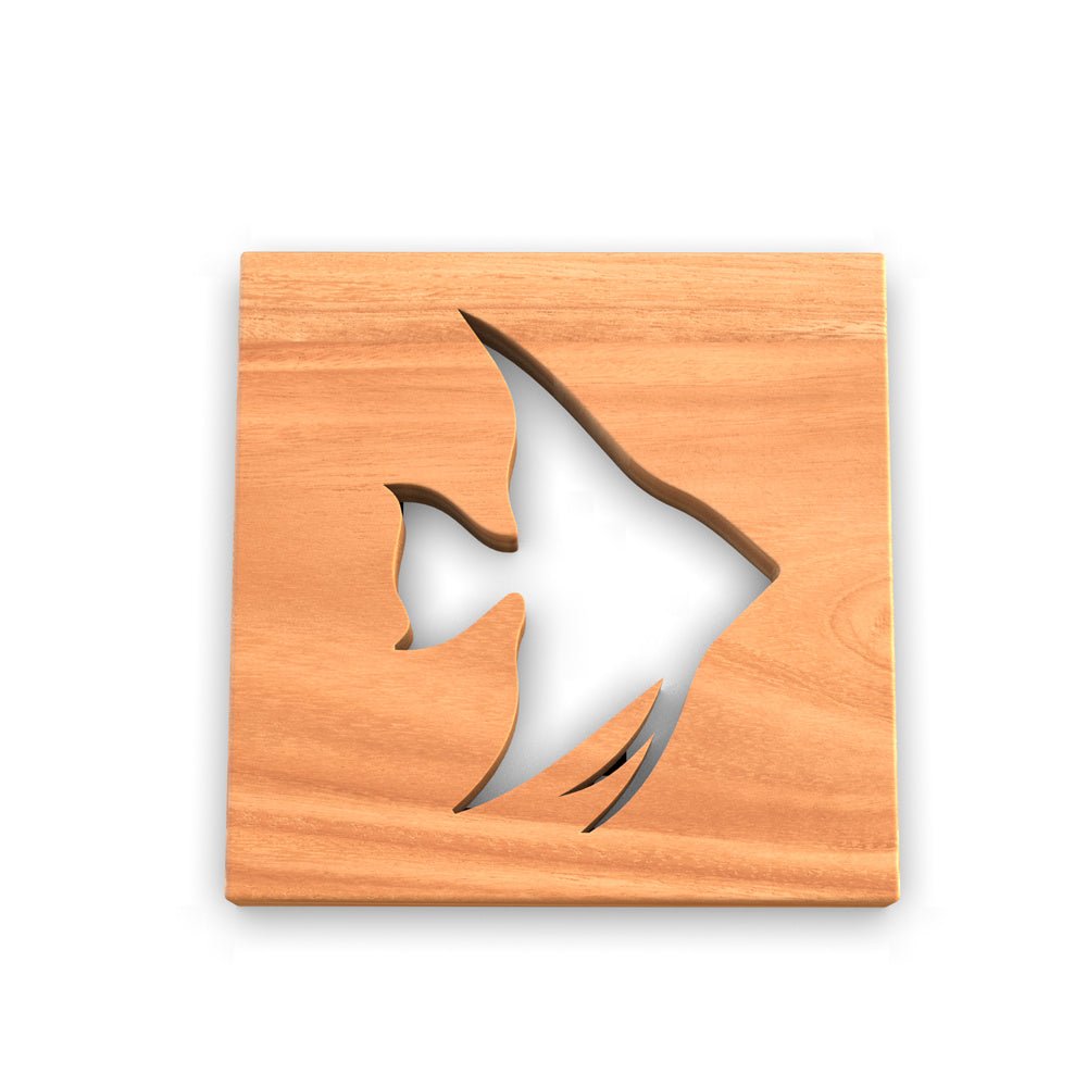 WORDS WITH WOOD LTDOcean Life Wooden Trivets for Hot Dishes