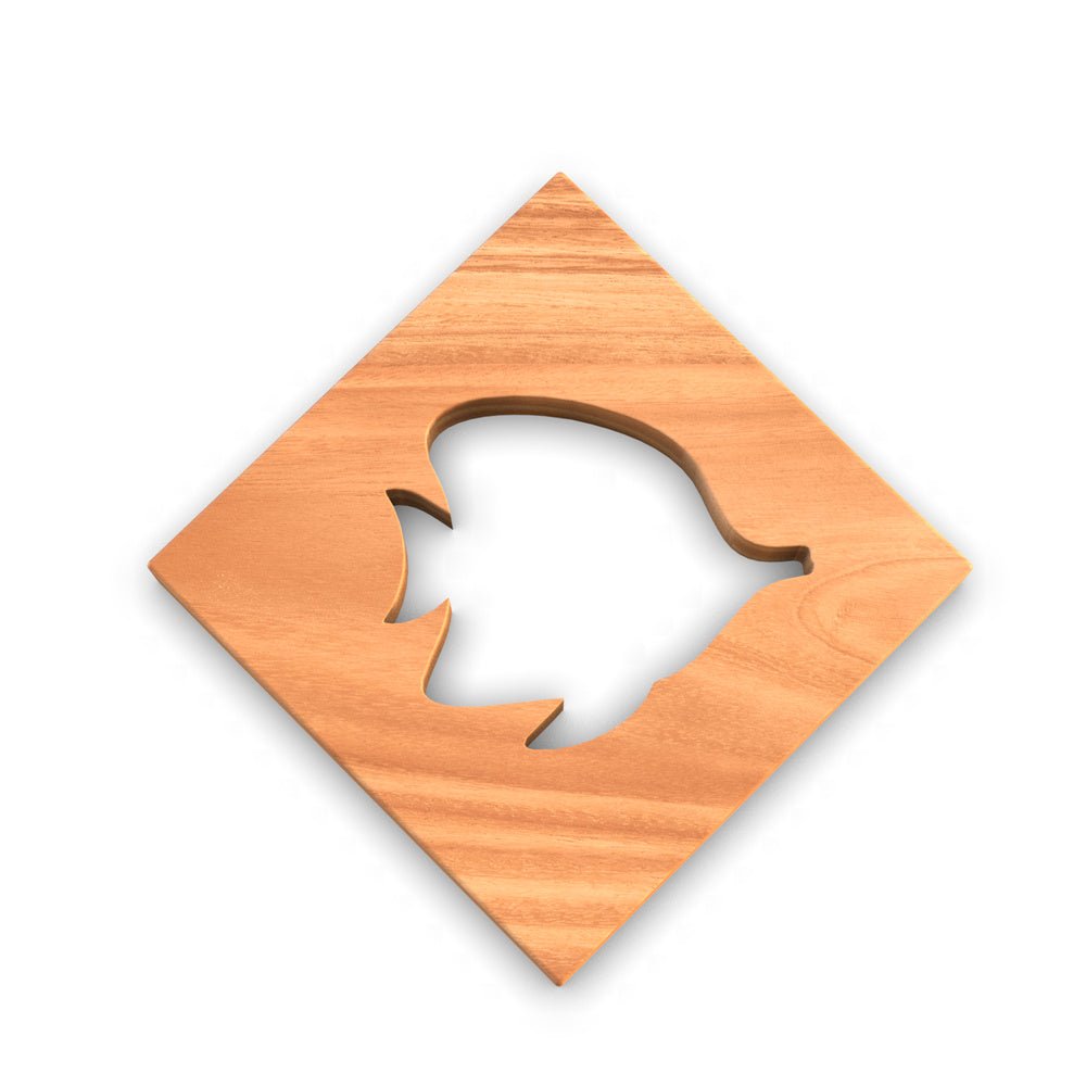 WORDS WITH WOOD LTDOcean Life Wooden Trivets for Hot Dishes