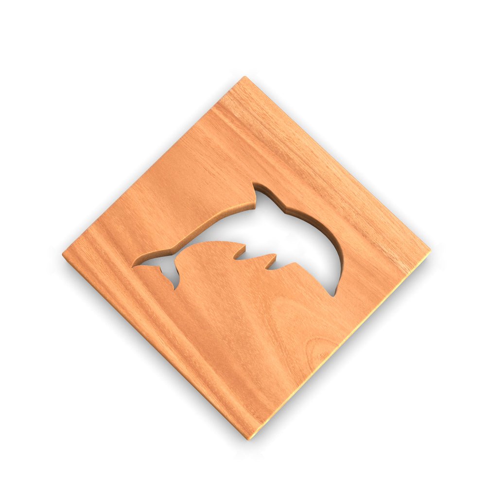WORDS WITH WOOD LTDOcean Life Wooden Trivets for Hot Dishes