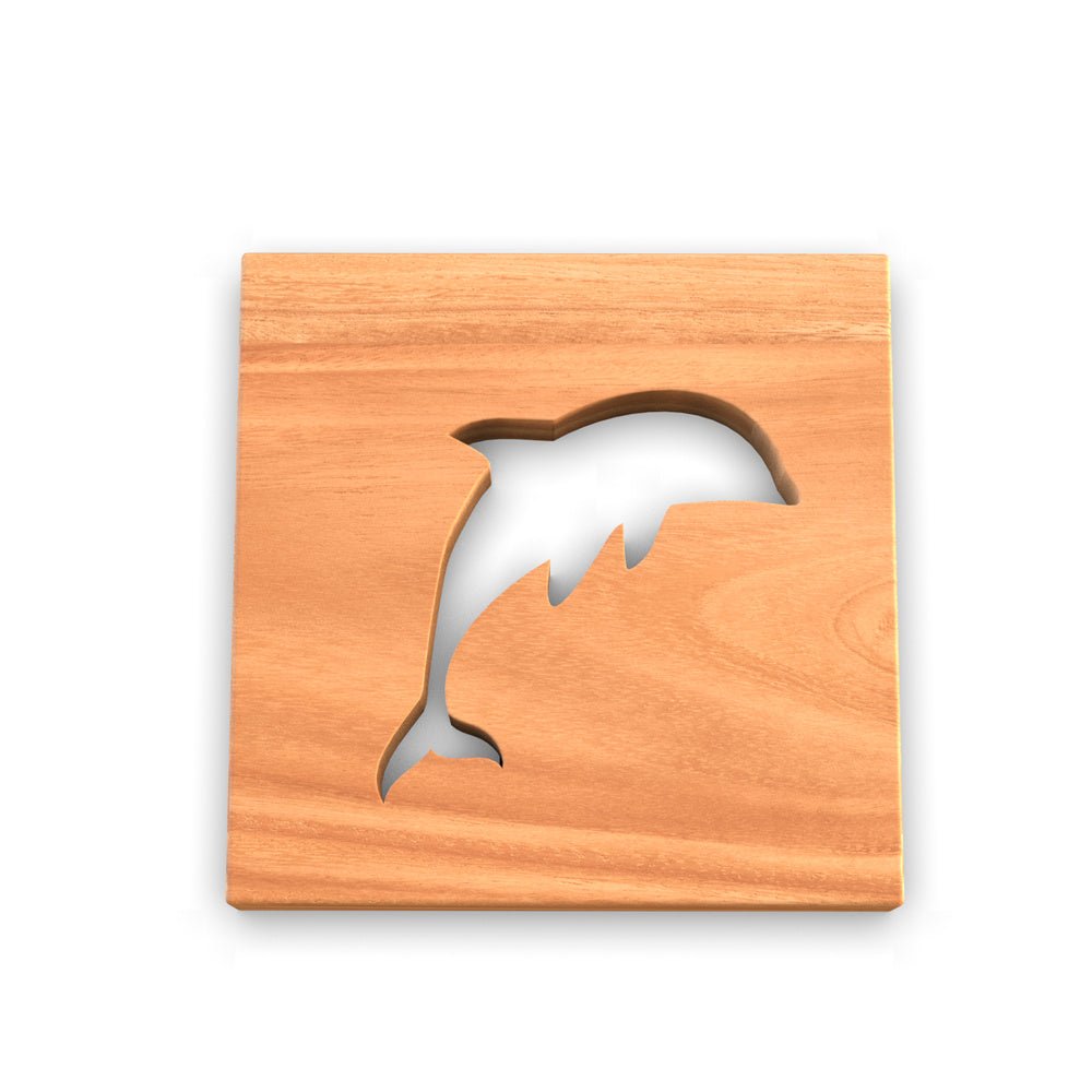WORDS WITH WOOD LTDOcean Life Wooden Trivets for Hot Dishes