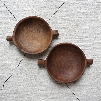 WORDS WITH WOOD LTDOx Head Bowl Solid Wood Handmade Tray Small Bowl