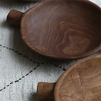 WORDS WITH WOOD LTDOx Head Bowl Solid Wood Handmade Tray Small Bowl