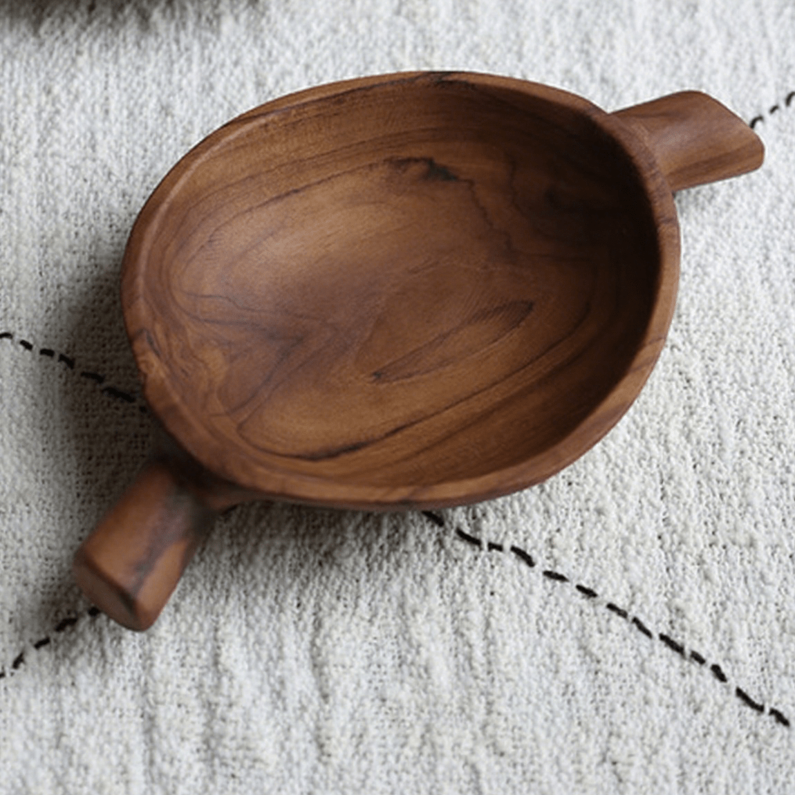 WORDS WITH WOOD LTDOx Head Bowl Solid Wood Handmade Tray Small Bowl