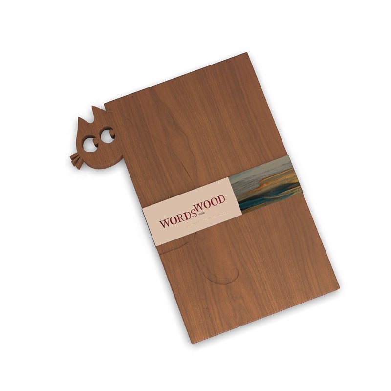 WORDS WITH WOOD LTDPersonalized Cutting Board Special Gift and Cat Pattern