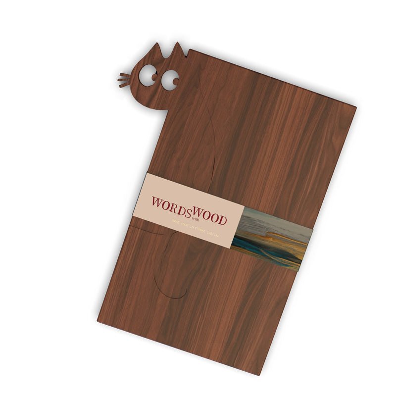 WORDS WITH WOOD LTDPersonalized Cutting Board Special Gift and Cat Pattern