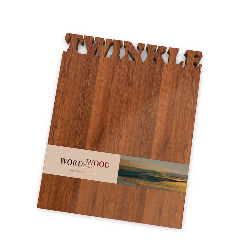 WORDS WITH WOOD LTDPersonalized Cutting Board Vertical