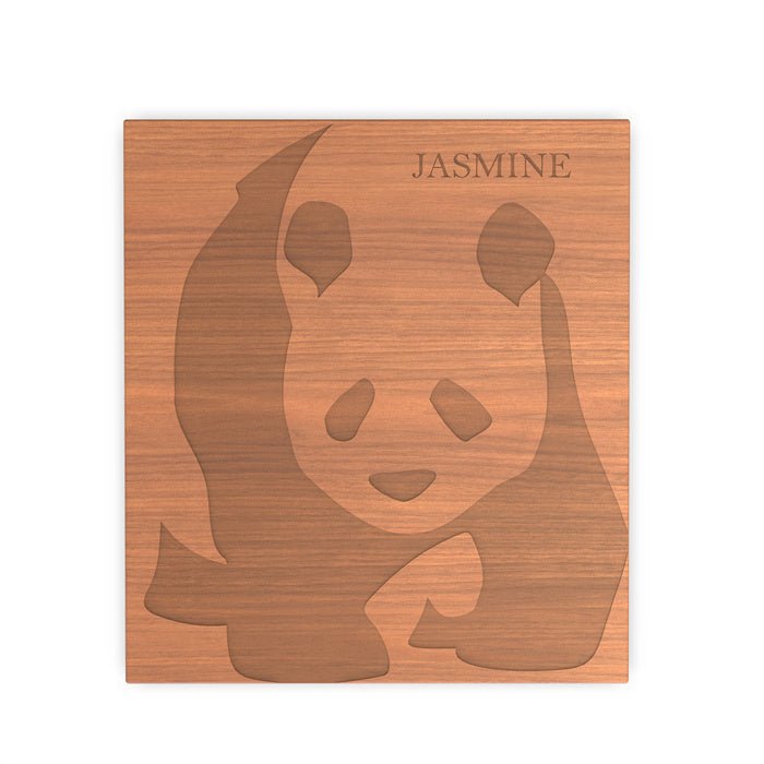 WORDS WITH WOOD LTDPersonalized Cutting Board with Lovely Panda