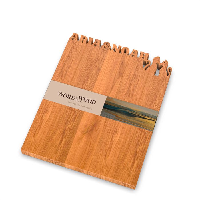 WORDS WITH WOOD LTDPersonalized Vertical Chopping Board