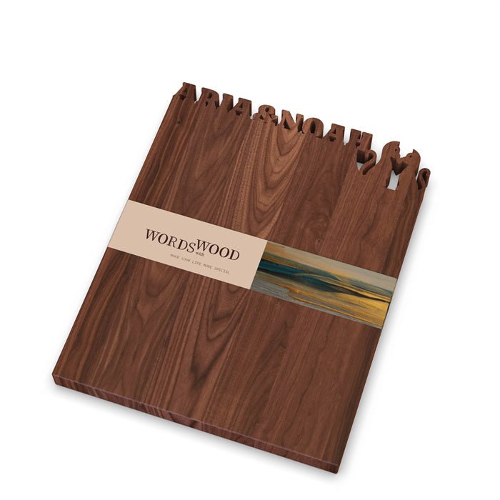 WORDS WITH WOOD LTDPersonalized Vertical Chopping Board