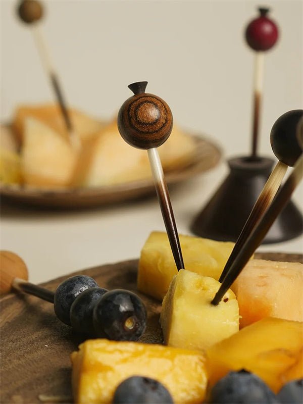 WORDS WITH WOOD LTDRosewood Fruit Fork Set