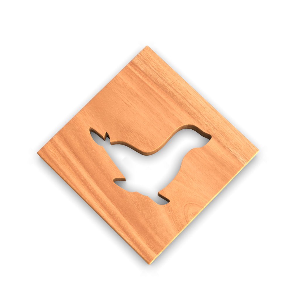 WORDS WITH WOOD LTDSea Creatures Wooden Trivets