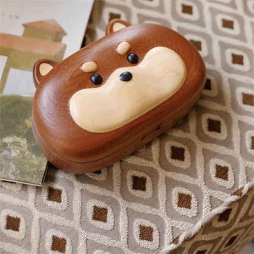 WORDS WITH WOOD LTDShiba Inu Jewelry Box Accessories Box