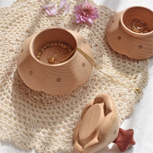 WORDS WITH WOOD LTDSolid Wood Christmas Tree Storage Box