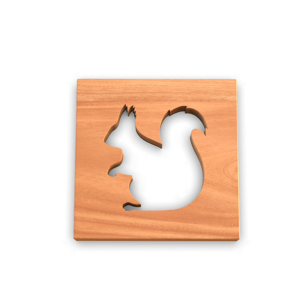 Cold Climate Animals Wooden Trivets