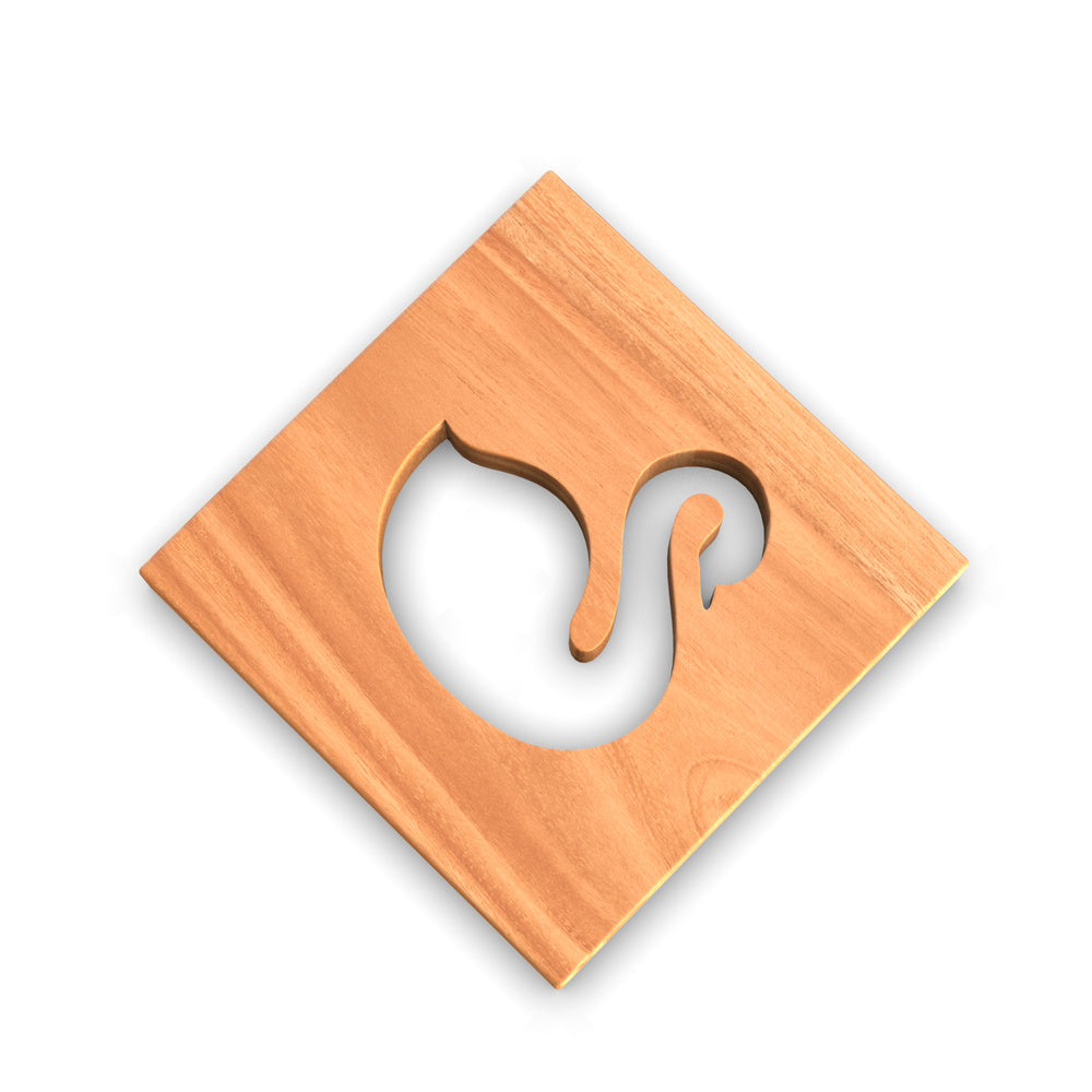 Personalized Animals Wooden Trivets
